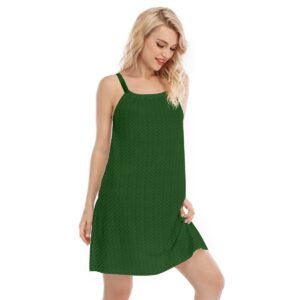 Forest Green Sleeveless Cami Dress